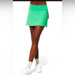 NWT EleVen Venus Williams Green Charm Skirt Skort Tennis Golf Athletic - Size M